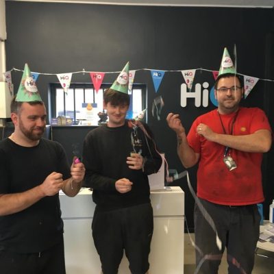 Hi Q Tyres Autocare Maidenhead Landscape Team Photo Birthday