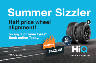 Half Price Wheel Alignment when you buy 2 or more tyres!
